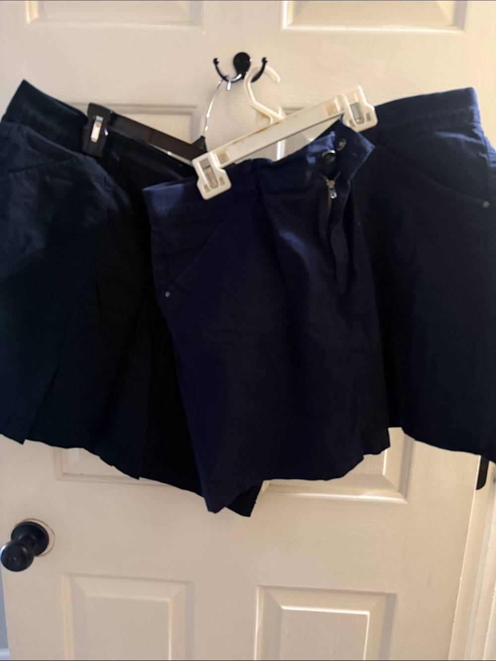 croft & barrow Navy and Dark Navy High-Rise Shorts Set